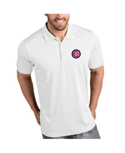 Antigua Men's White Chicago Cubs Tribute Polo