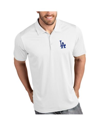 Antigua Мужская рубашка поло Los Angeles Dodgers Tribute, белая
