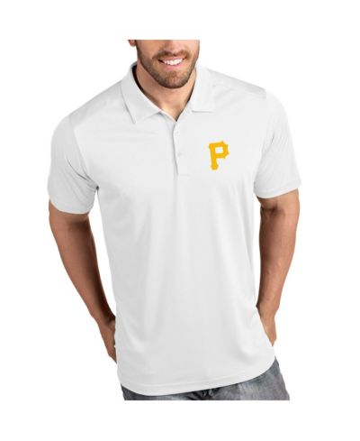Мужская polo-рубашка Antigua White Pittsburgh Pirates Tribute