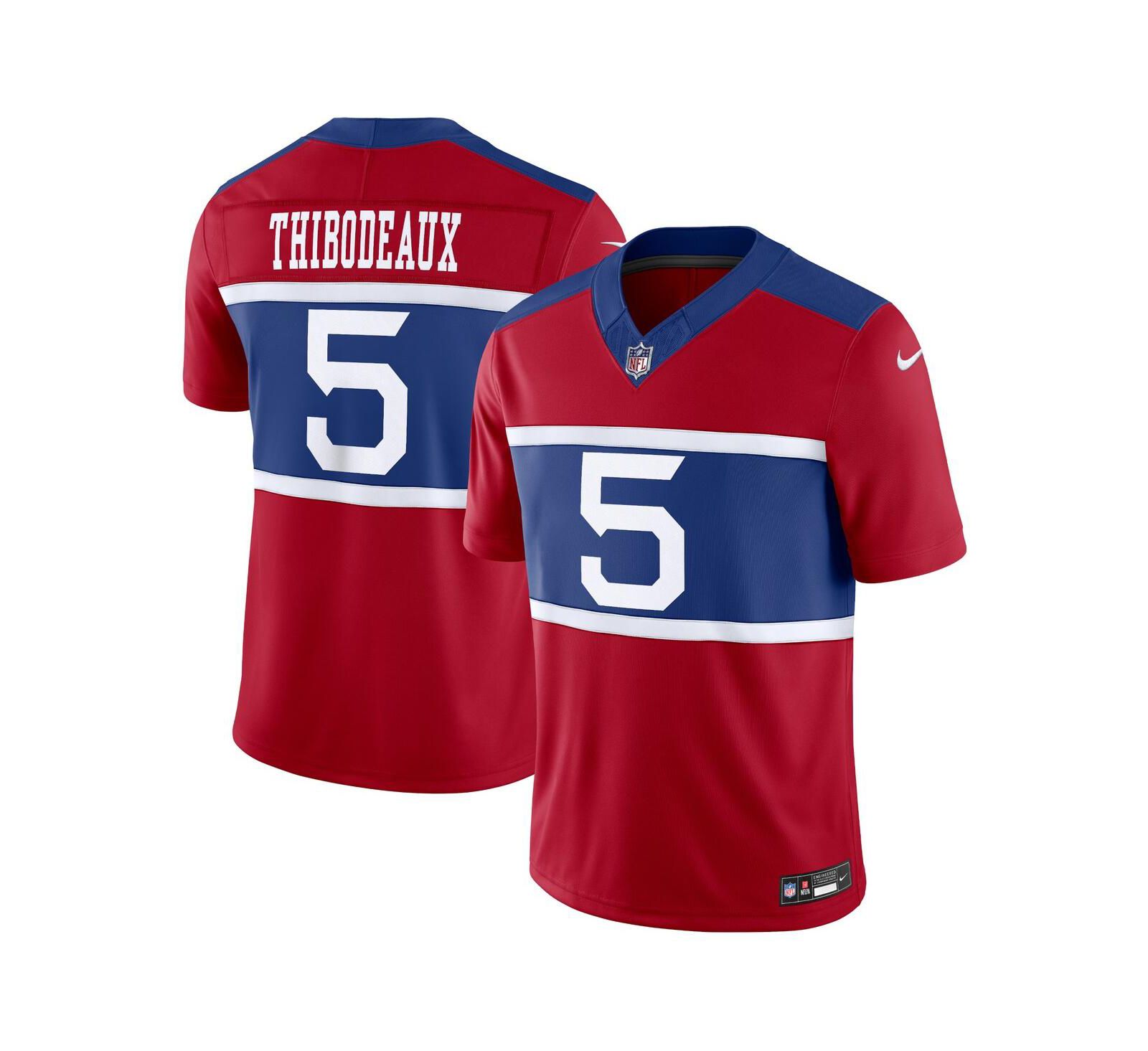 Nike Men's Kayvon Thibodeaux Century Red New York Giants Alternate Vapor F.U.S.E. Limited Jersey
