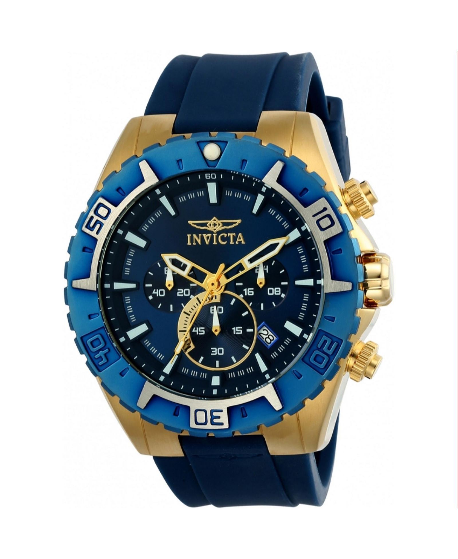 Invicta Men's 22525 Aviator Quartz Multifunction Blue Dial Watch