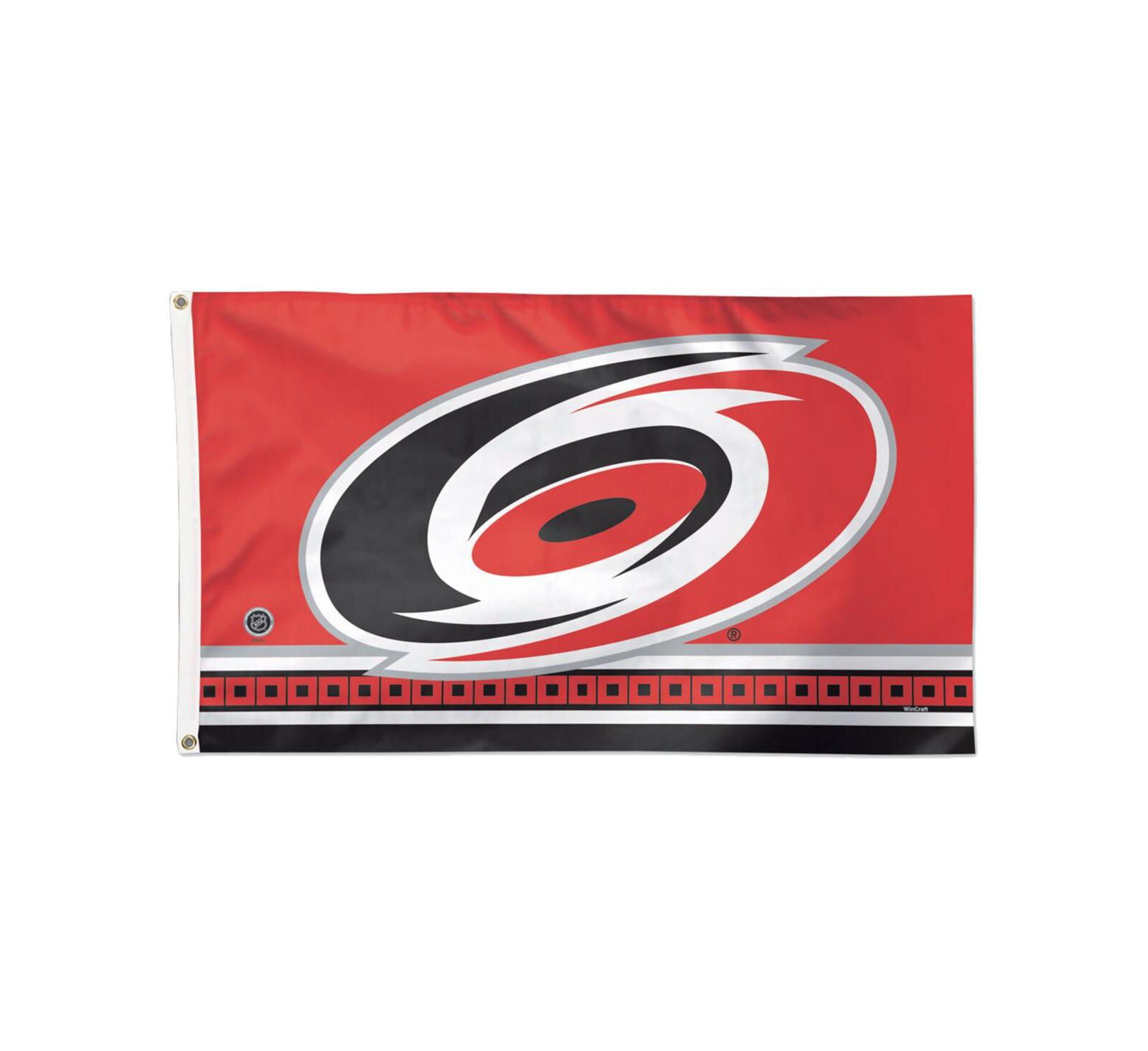 Флаг Wincraft Carolina Hurricanes Deluxe 3' x 5' One-Sided