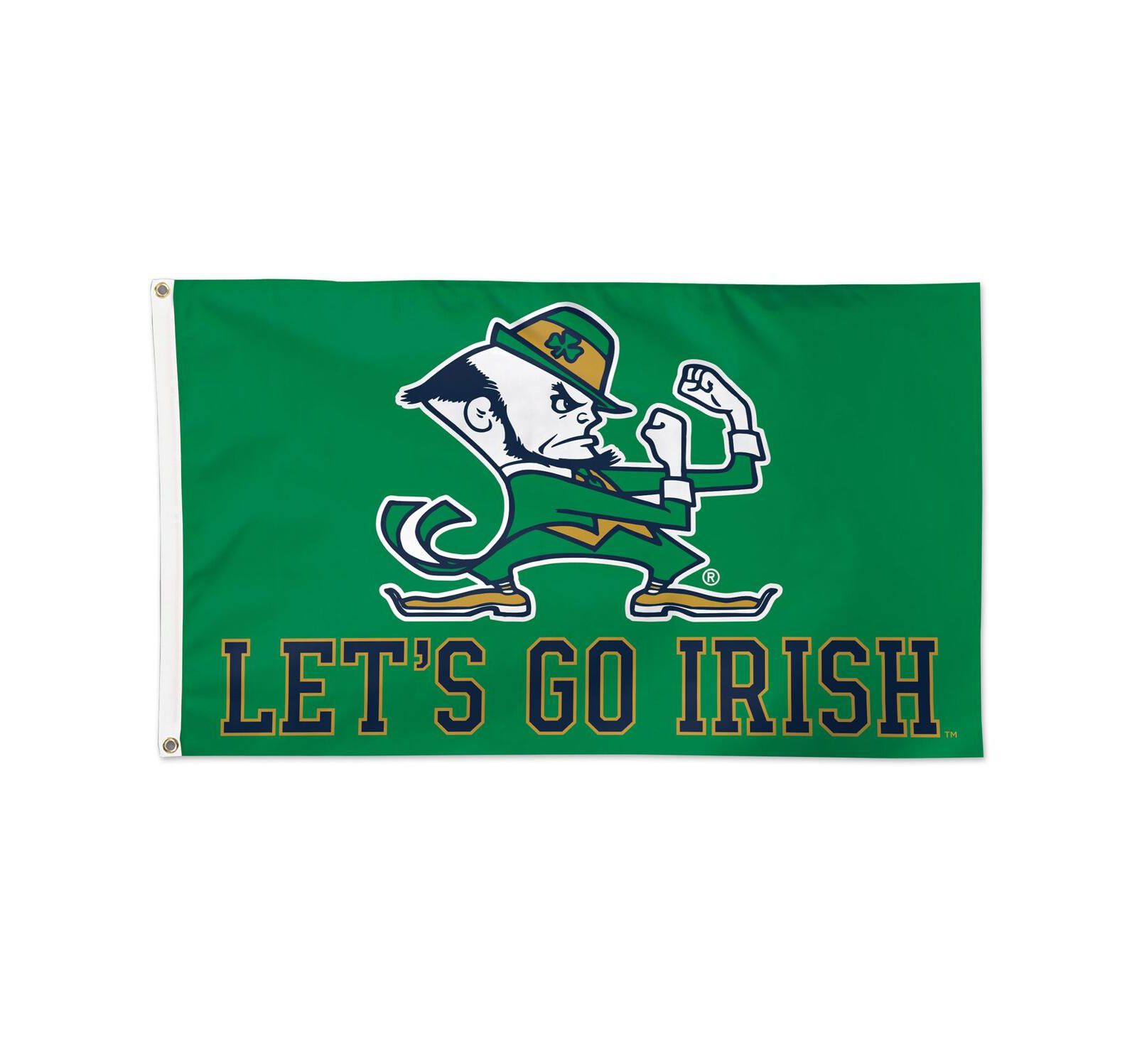 Флаг Wincraft Notre Dame Fighting Irish 3' x 5' Mascot One-Sided