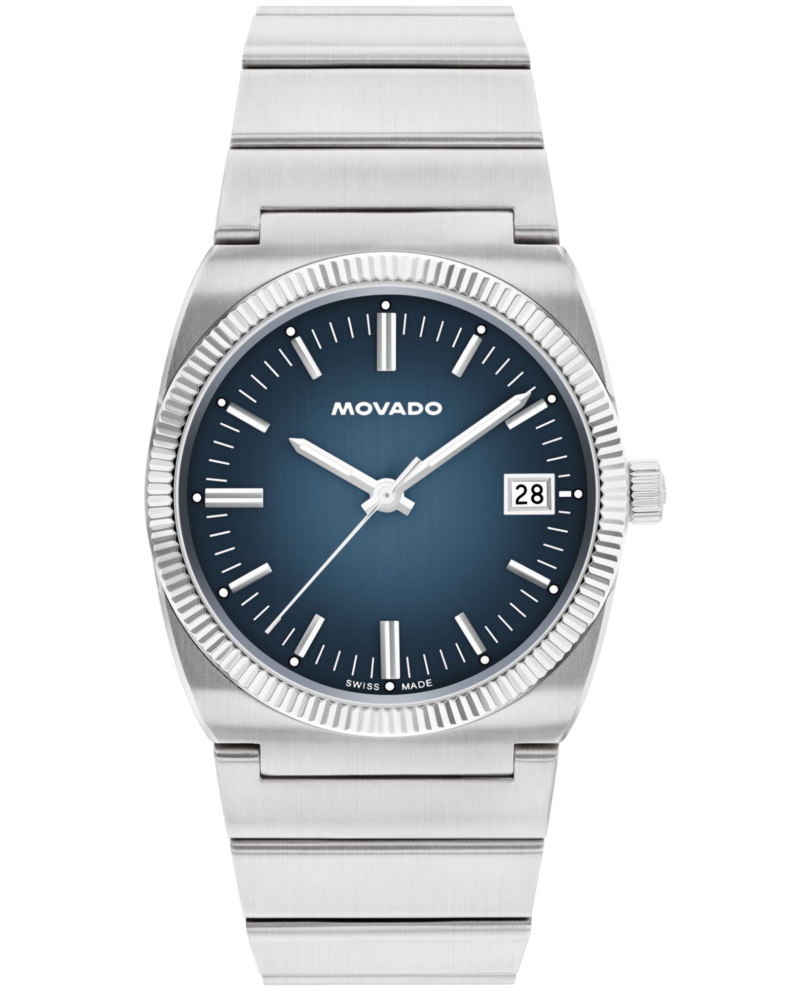 Мужские часы Movado Ondoplan Swiss Quartz Stainless Steel 36mm