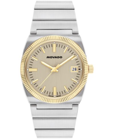 Мужские часы Movado Ondoplan Swiss Quartz Stainless Steel 36mm