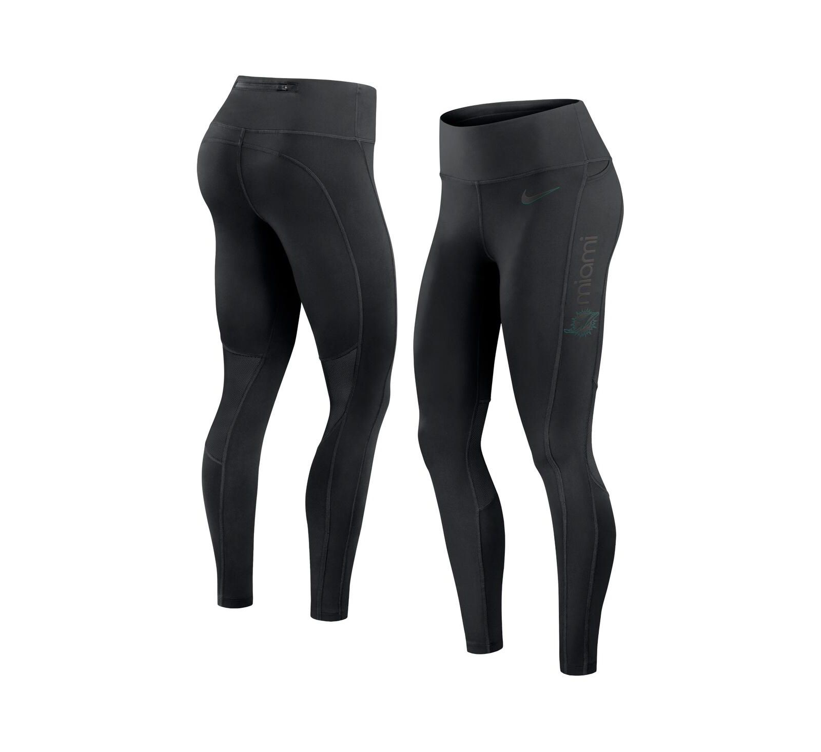 Nike Women's Black Miami Dolphins Performance Leggings