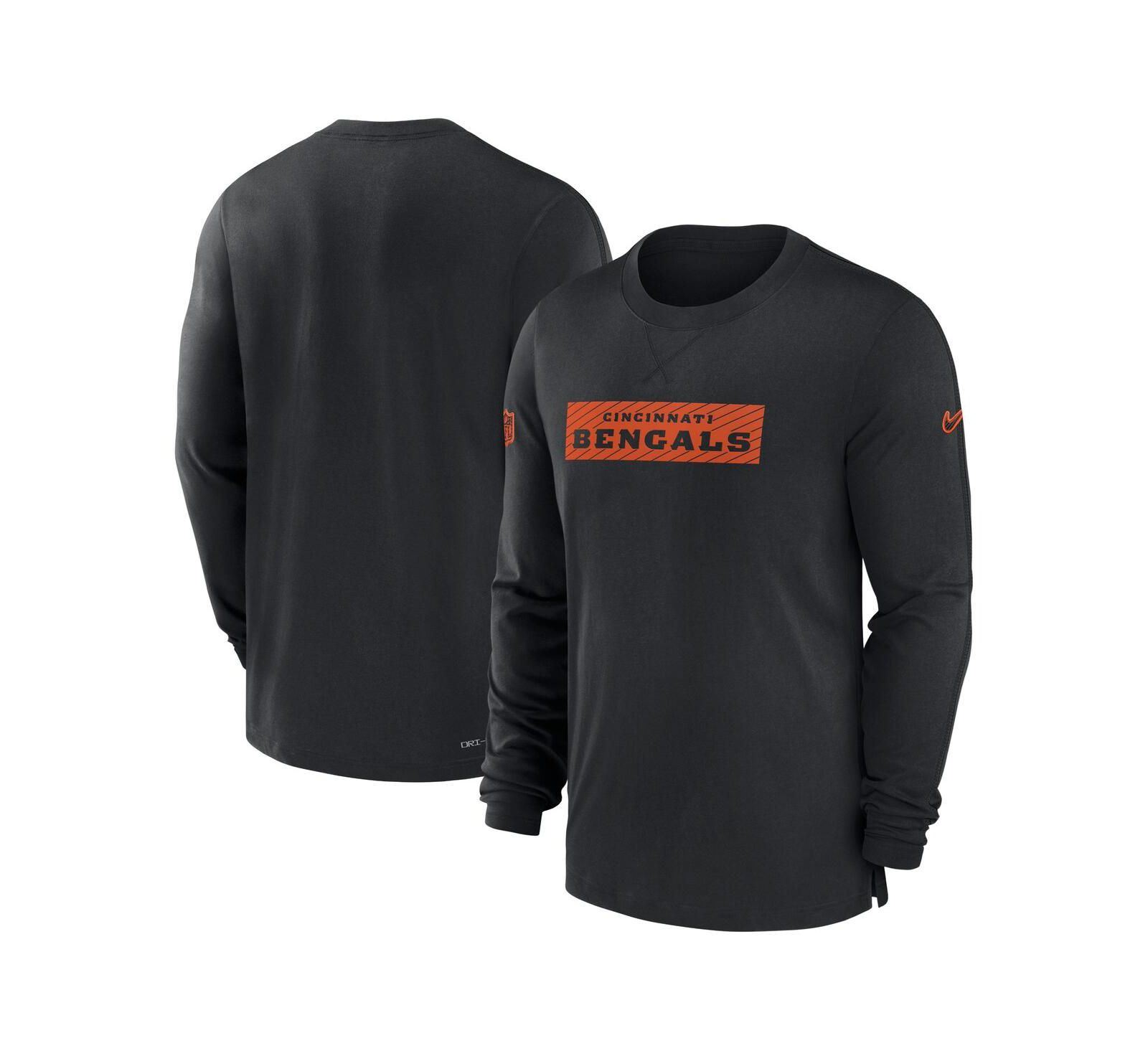 Nike мужская футболка Nike Cincinnati Bengals Performance с длинным рукавом