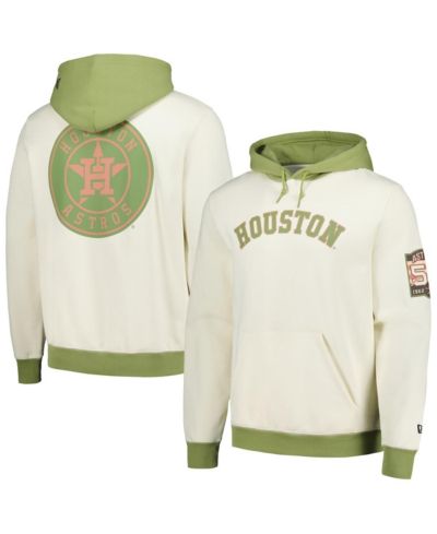 New Era худи мужское Cream/Green Houston Astros Color Pop