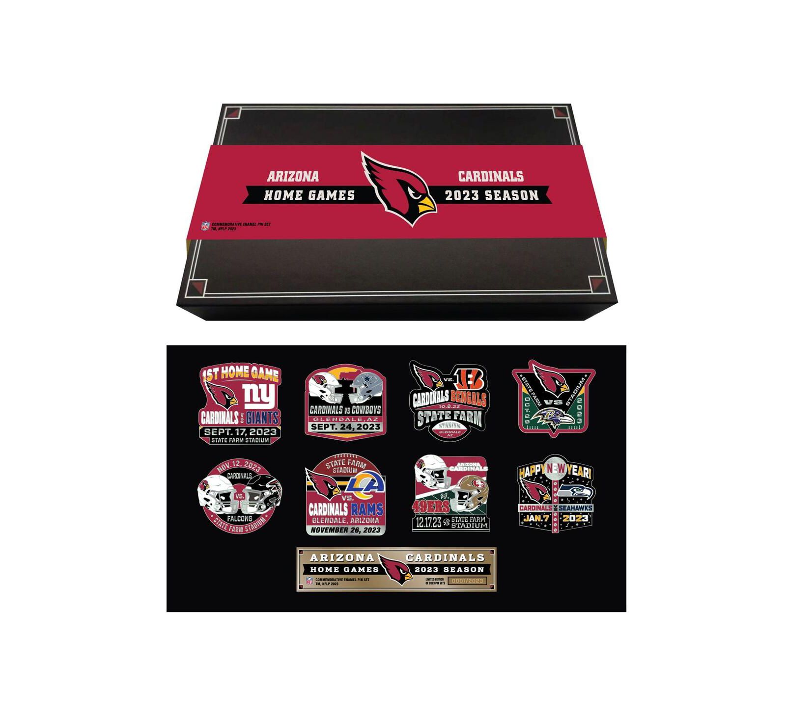 Набор значков Mojo Arizona Cardinals 2023 Game Day Pin Collector Set