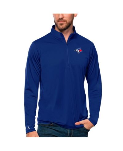 Мужской пуловер Antigua Royal Toronto Blue Jays Tribute Quarter-Zip