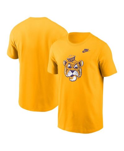 Мужская футболка Nike Gold LSU Tigers Legacy Alternate Logo