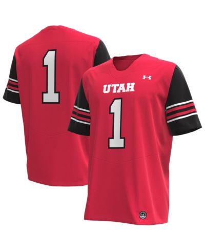 Мужская джерси Under Armour #1Utah Utes Replica Football