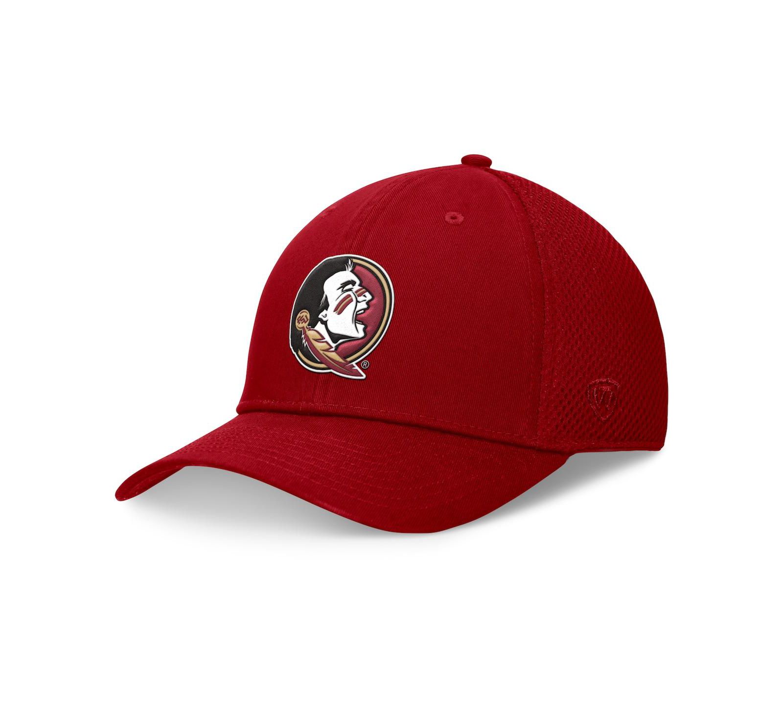 Мужская кепка Top of the World Garnet Florida State Seminoles Spacer Flex