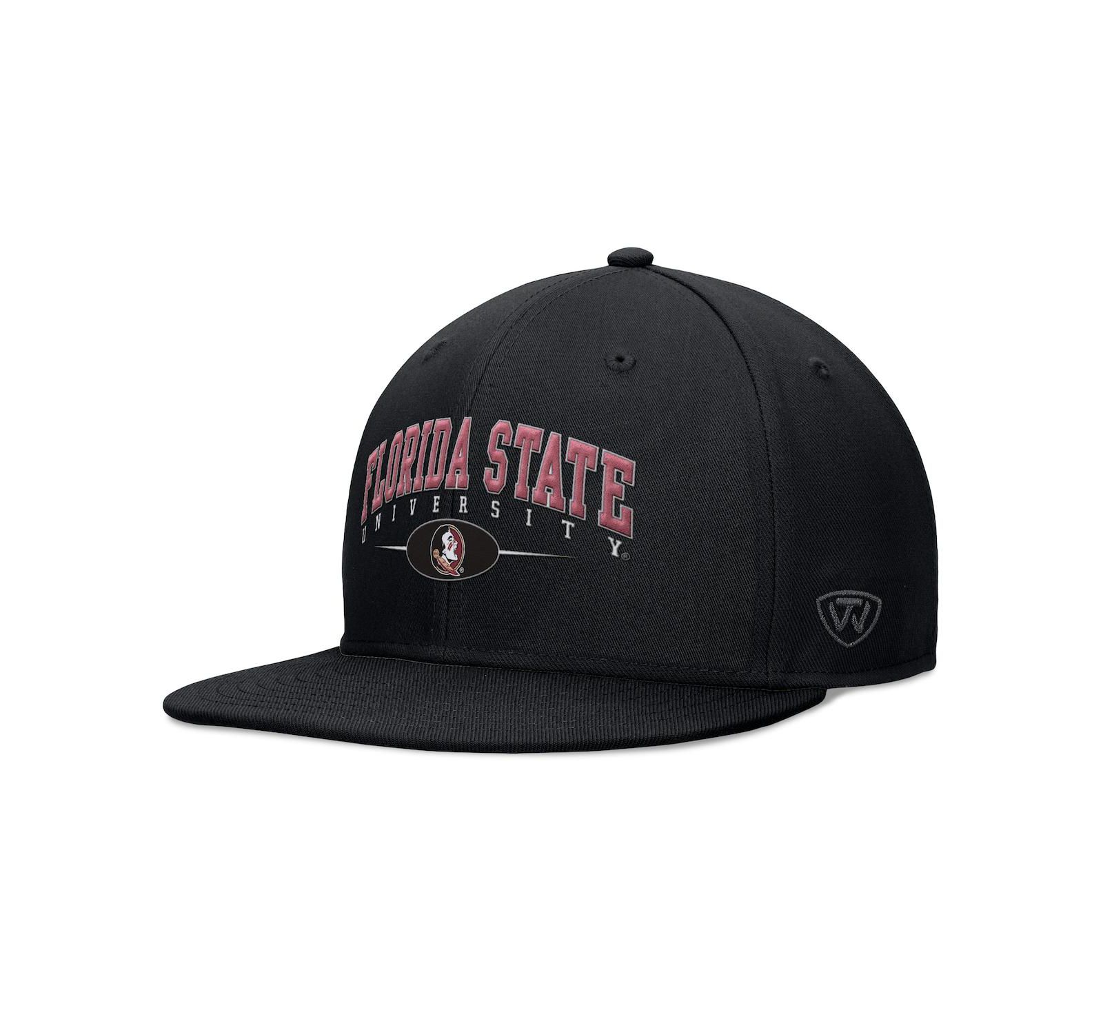 Top of the World Men's Black Florida State Seminoles Bullpen Snapback Hat