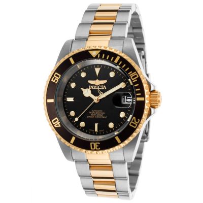 Мужские часы Invicta Bolt Quartz Chronograph Black, Rose Gold