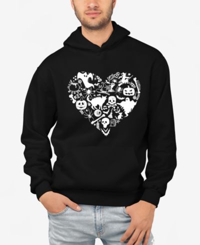 LA Pop Art Мужской худи с принтом Halloween Heart
