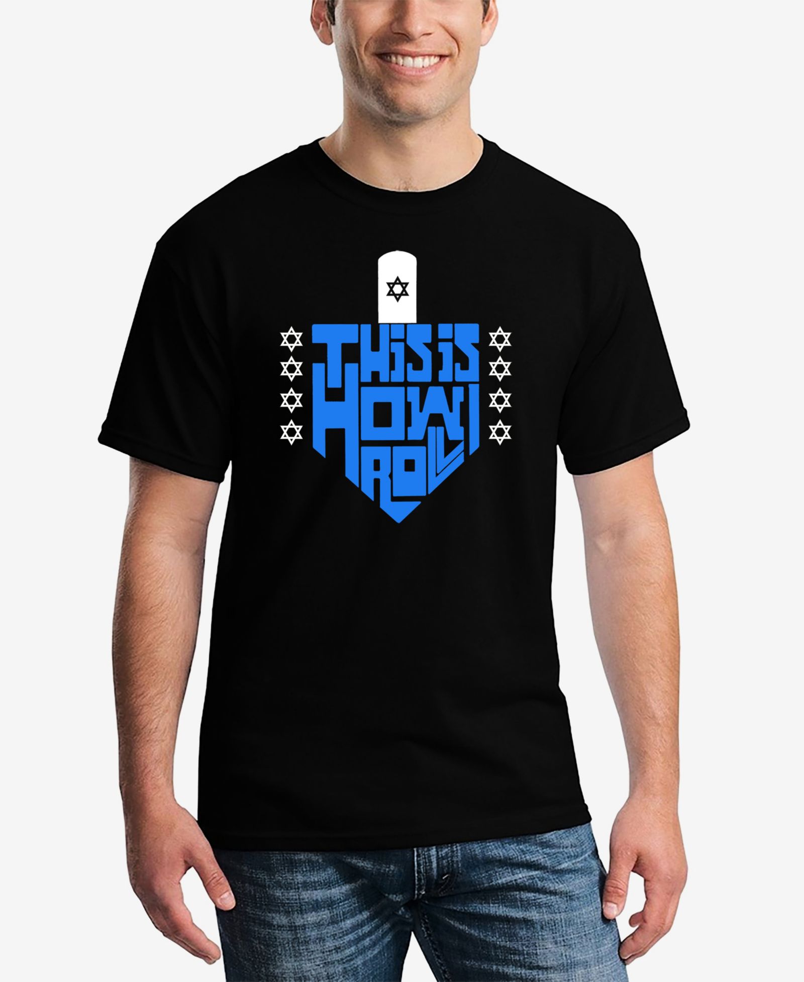 LA Pop Art Men's This Is How I Roll Word Art T-Shirt
