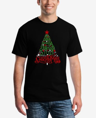 Мужская футболка LA Pop Art Have Yourself a Merry Little Christmas Word Art