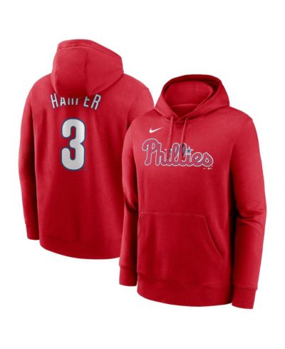 Мужское худи Nike Bryce Harper Red Philadelphia Phillies Player Name & Number Club Pullover