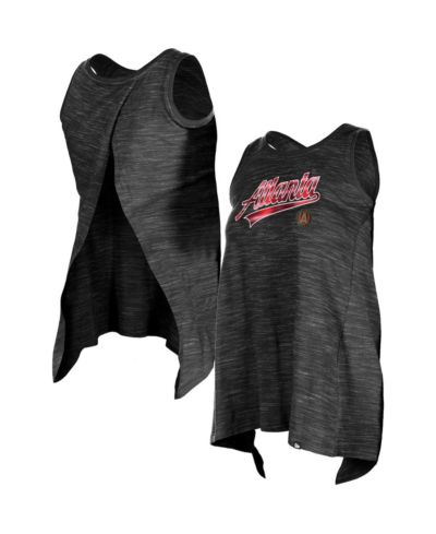 Женский майка-топ 5th & Ocean Atlanta United FC Athletic Cross Back, черная