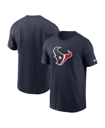 Nike Men's Navy Houston Texans Fan Gear Primary Logo T-Shirt