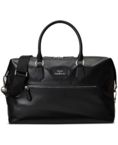 Polo Ralph Lauren Men's Smooth Leather Duffel
