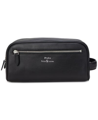 Polo Ralph Lauren Men's Smooth Leather Travel Case