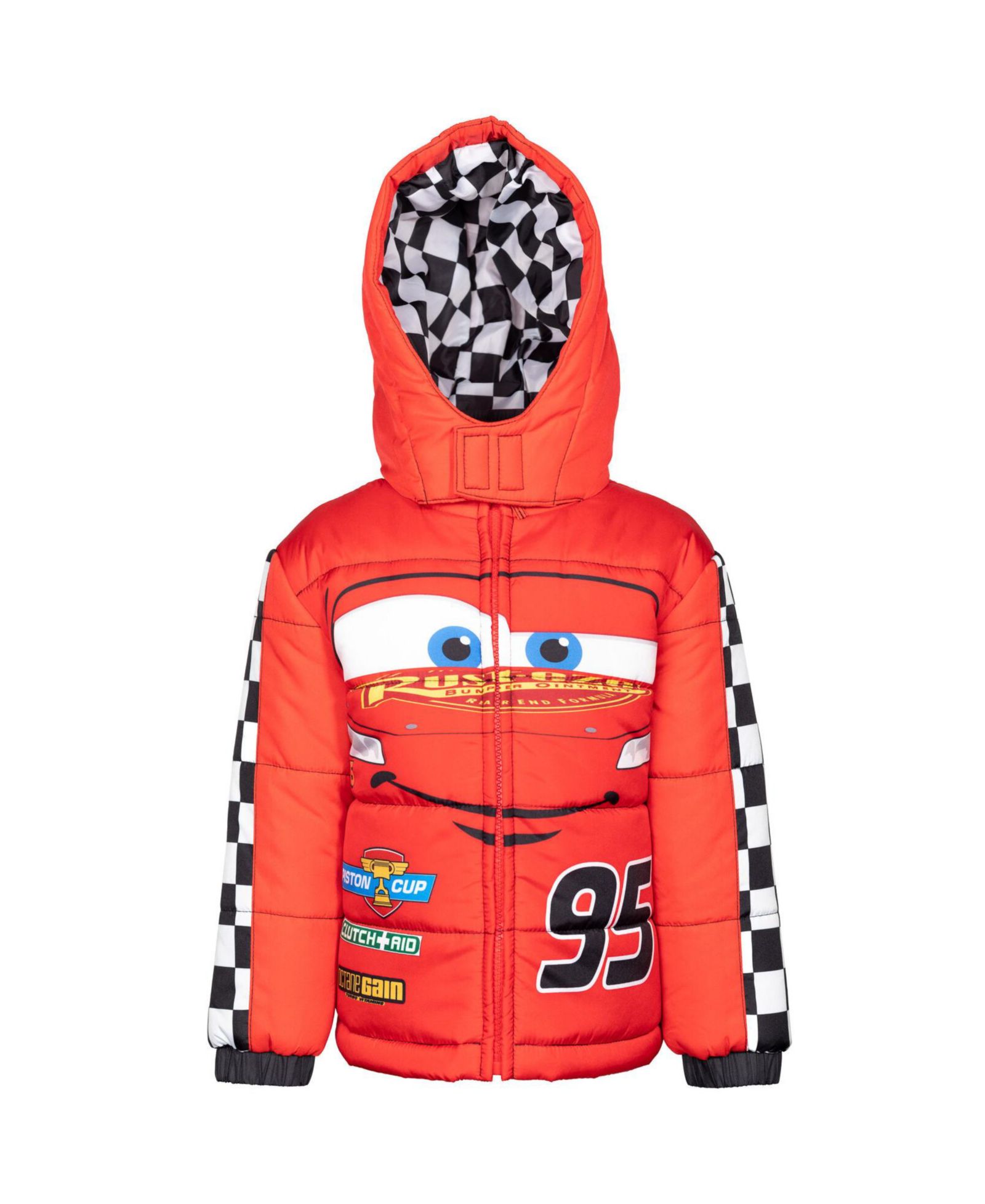 Pixar Lightning McQueen зимняя куртка-пуховик для мальчиков