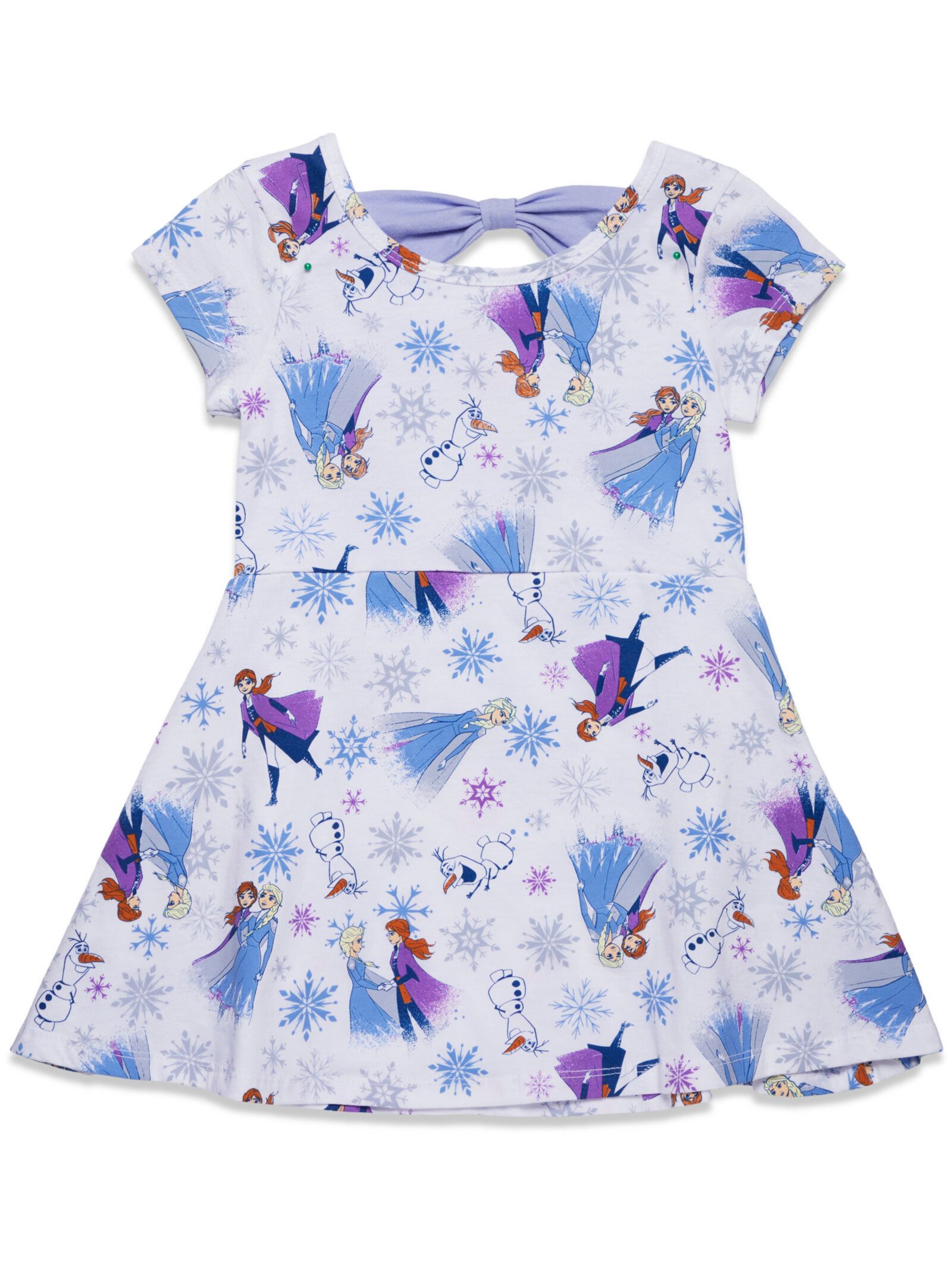 Frozen платье Skater с персонажами Disney Elsa Princess Anna Olaf для детей