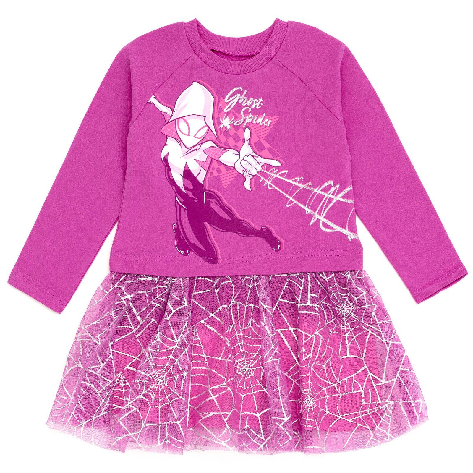 Платье Spider-Man Girls Spider-Gwen Ghost Spider из футера