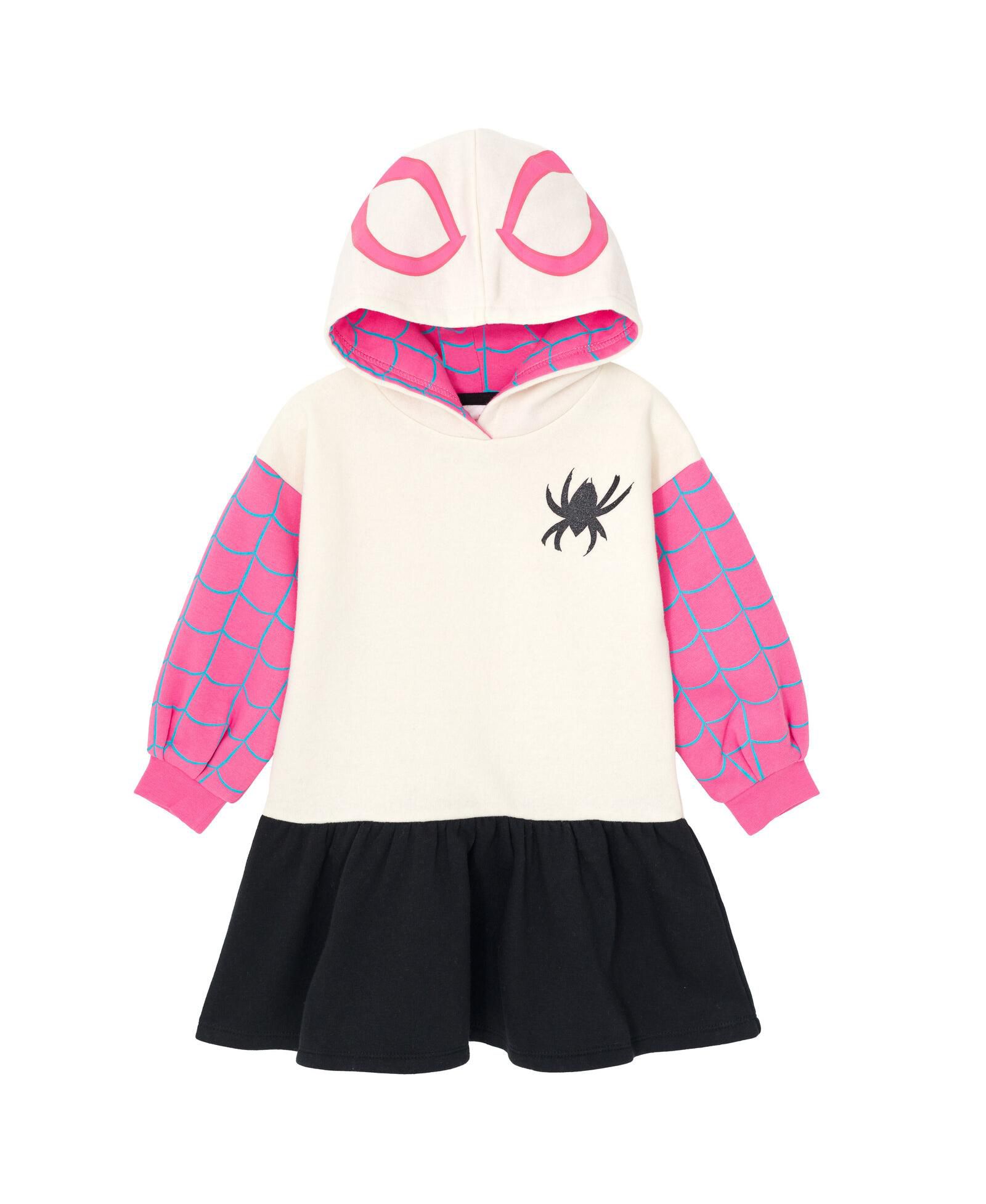 Детское платье Spider-Man Girls Spider-Gwen Ghost Spider Fleece Skater