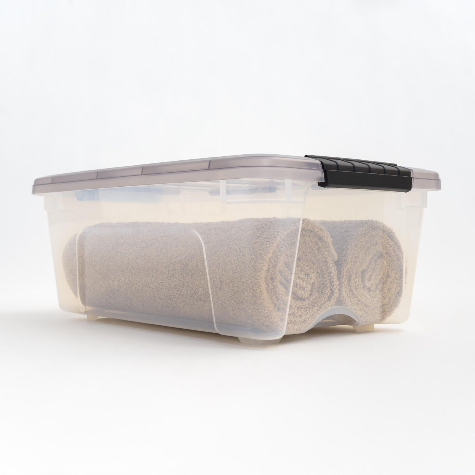 Прозрачный контейнер для хранения IRIS 13 Quart Stack and Pull Gray 8 Pack