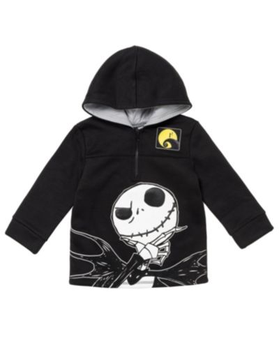 Детский флисовый худи Disney The Nightmare Before Christmas Jack Skellington Oogie Boogie Sally с молнией