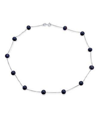 Bling Jewelry ожерелье из натурального жемчуга и стерлингового серебра с позолотой