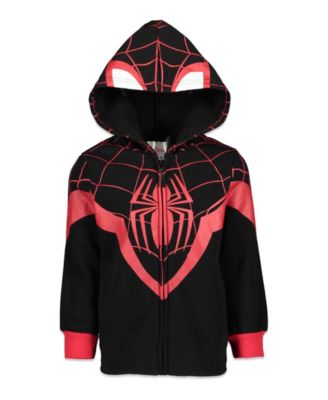 Marvel Toddler Boys Spider-Man Spider-Verse Venom Zip Up Hoodie to