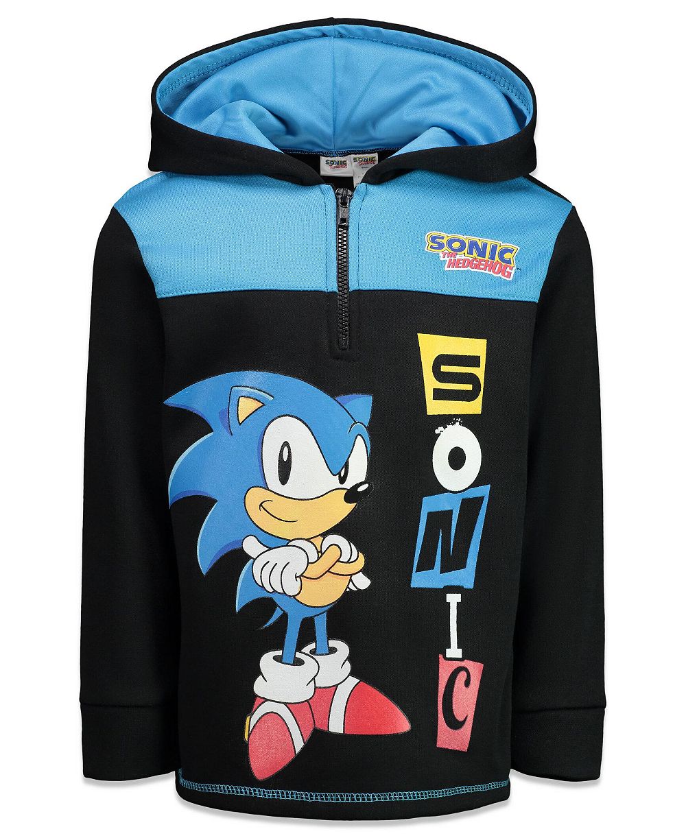 Худи Sega Big Boys Sonic the Hedgehog флисовое на молнии