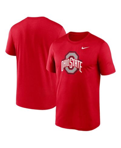 Мужская футболка Nike Scarlet Ohio State Buckeyes Primetime Legend Logo