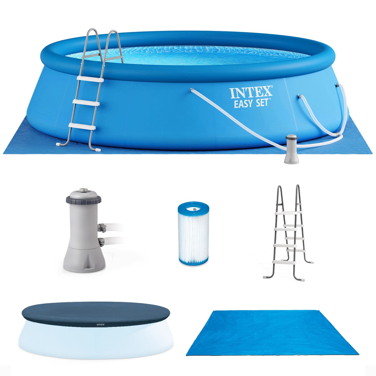 Надувной бассейн Intex 26165EH Easy Set с насосом