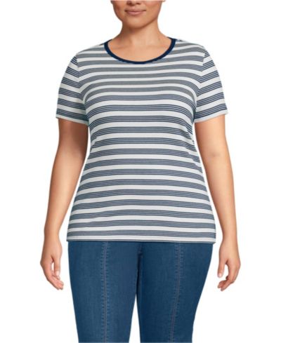 Ivory/deep sea quad stripe