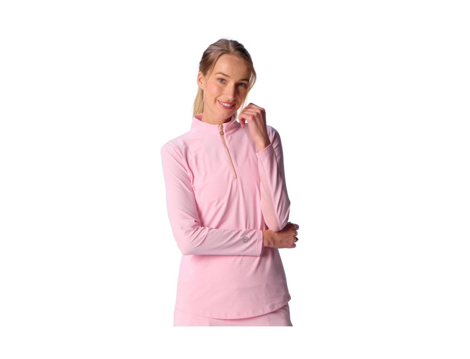 Женская блузка G Lifestyle Clothing с длинным рукавом и воротником-стойкой