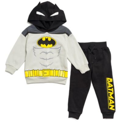 Детский комплект из флисовой толстовки на молнии и брюк Justice League для мальчиков (2T-5T)