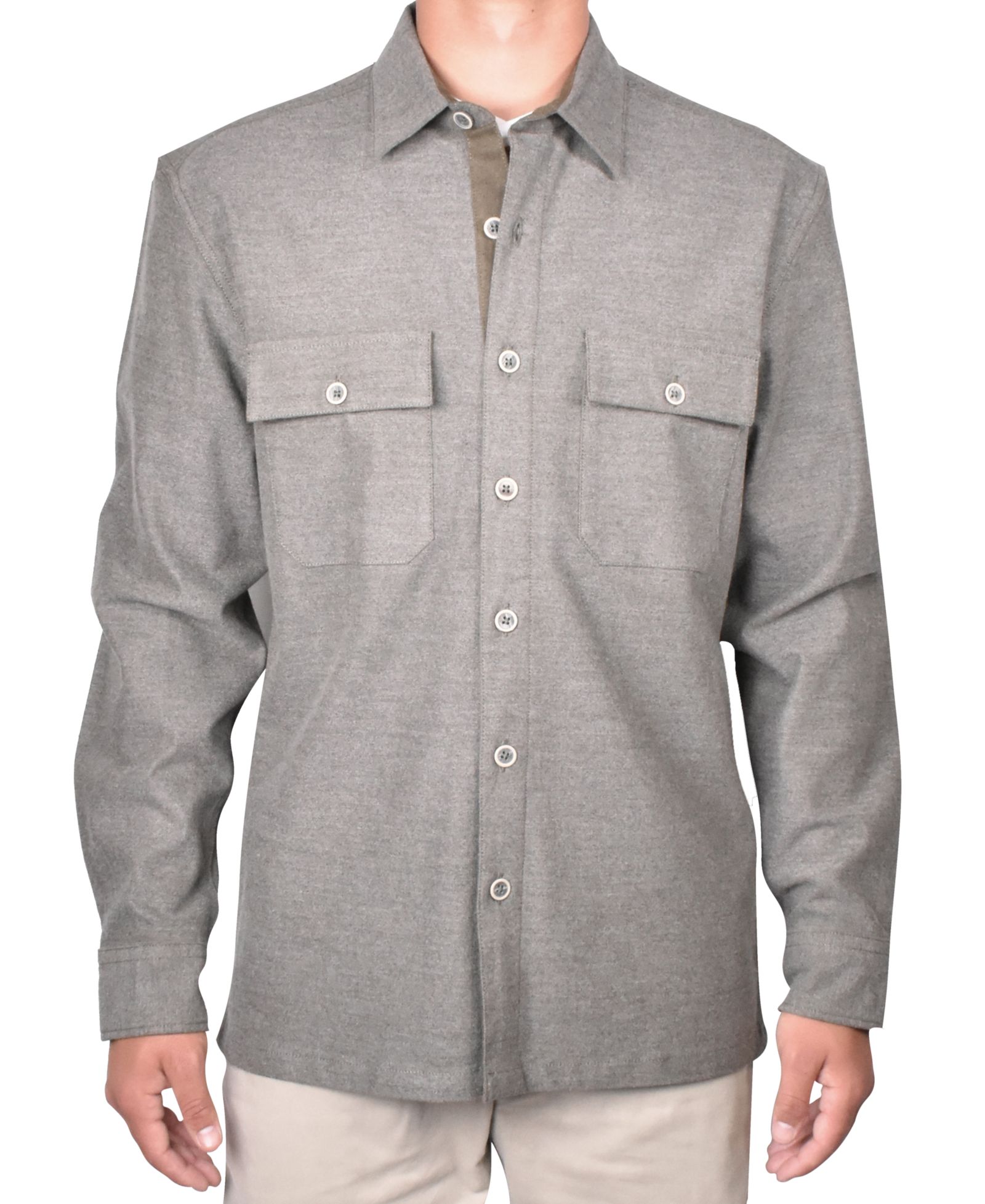 Vintage 1946 Men's Brushed Heather Shirt Jacket