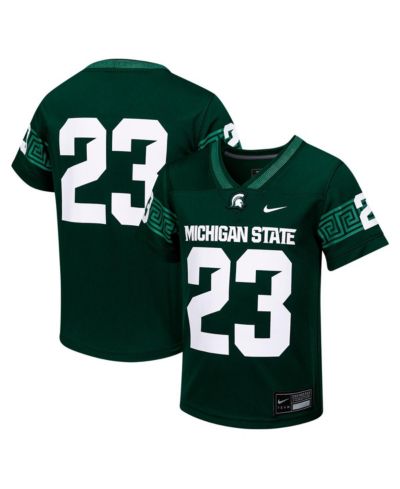 Nike Детская джерси Nike Preschool 23 Green Michigan State Spartans Untouchable Football