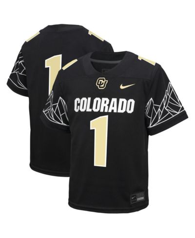 Nike Preschool 1 Black Colorado Buffaloes Untouchable Football Jersey