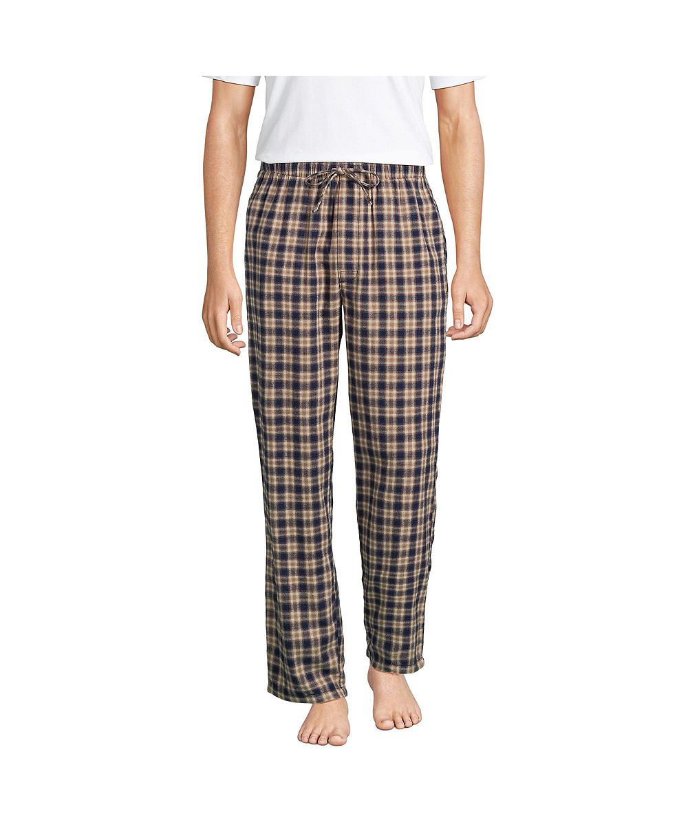 Lands' End Big & Tall Flannel Pajama Pants