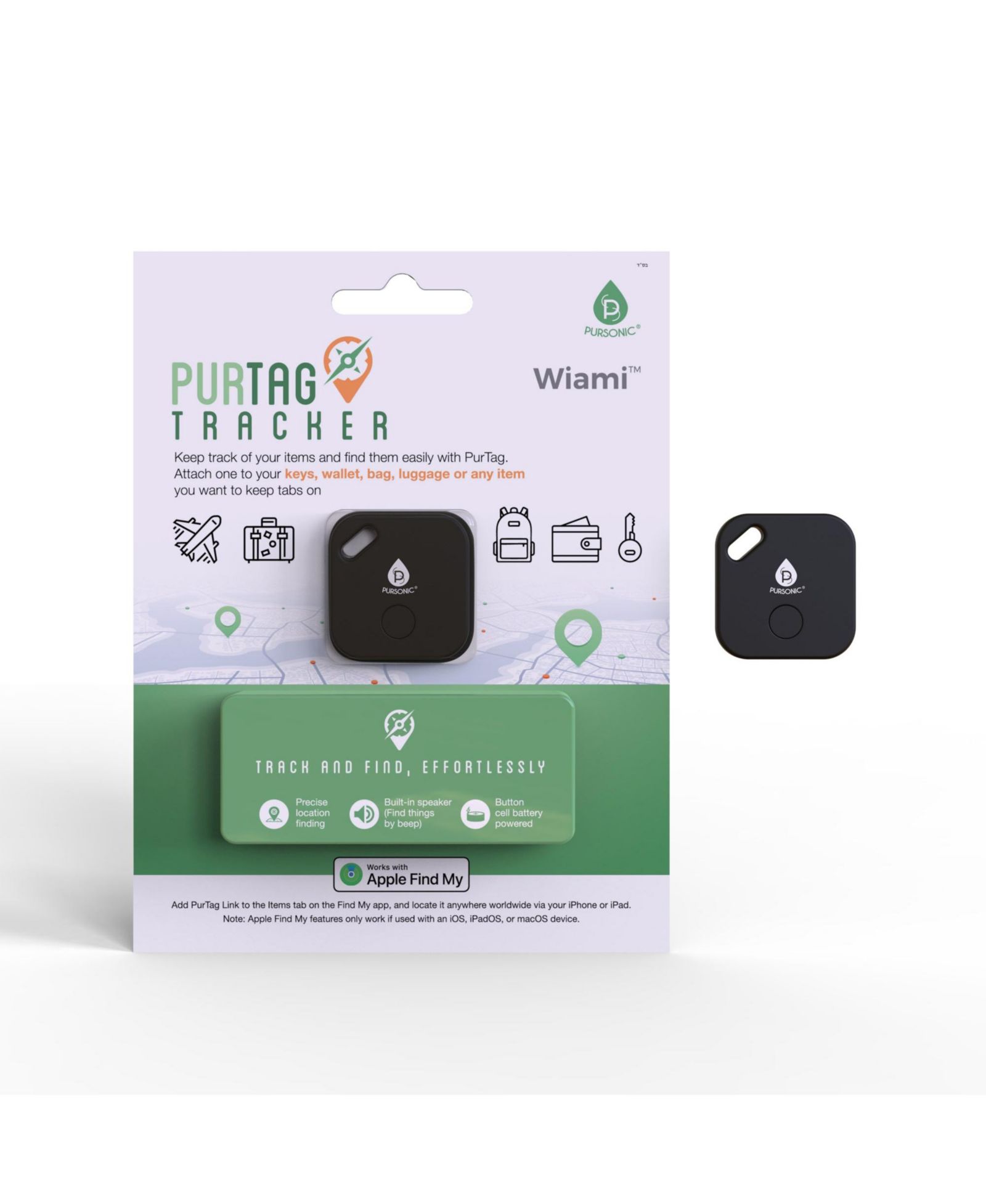 PURSONIC Purtag Tracker для поиска вещей