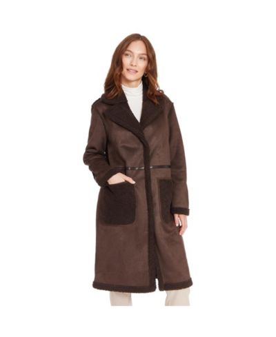 Frye Women's Sharika Faux Shearling Coat