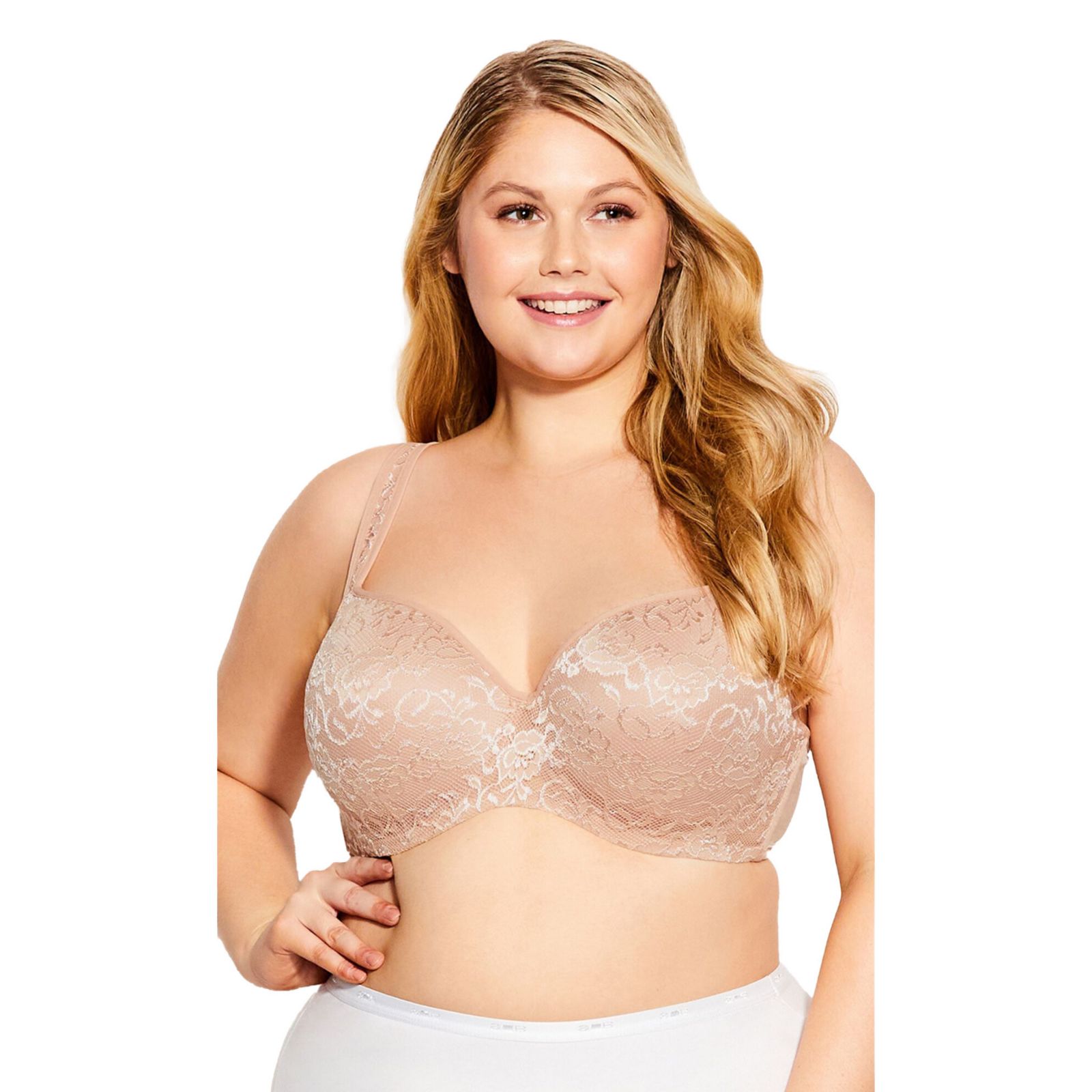 AVENUE Women's Lace Balconette Underwire Bra