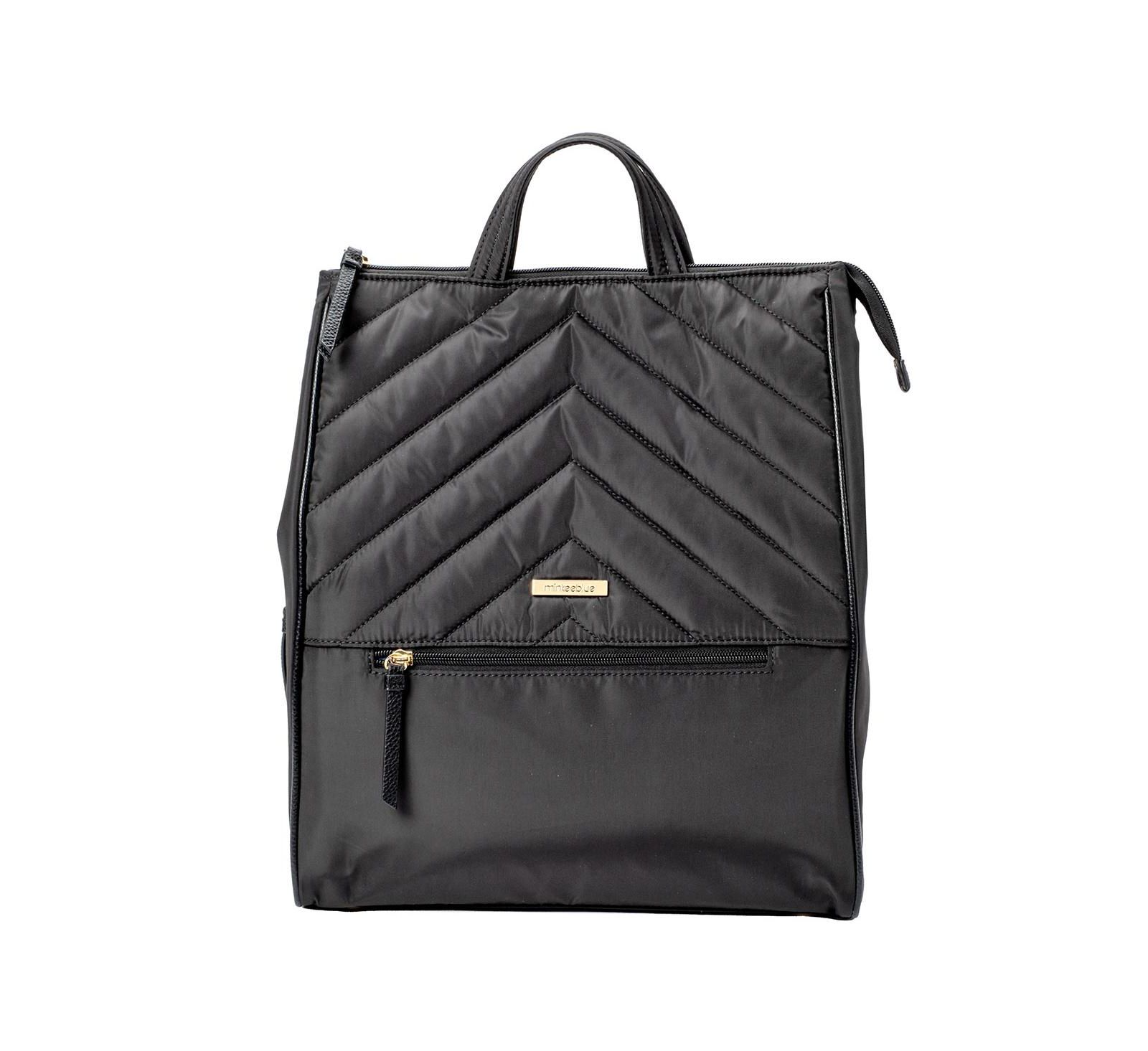 MinkeeBlue Convertible Organizational Amber Backpack with Lunch Bag