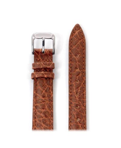 Женский кожаный ремешок для часов Speidel Heavy Texture Buffalo Grain 12mm Honey